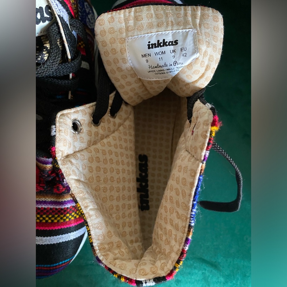 Inkkas Colorful Patterned High-Tops - Picture 4 of 5